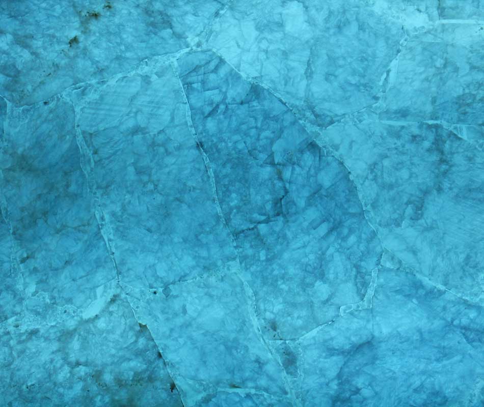 Backlit Gemstone Slab Sky Blue Calcite